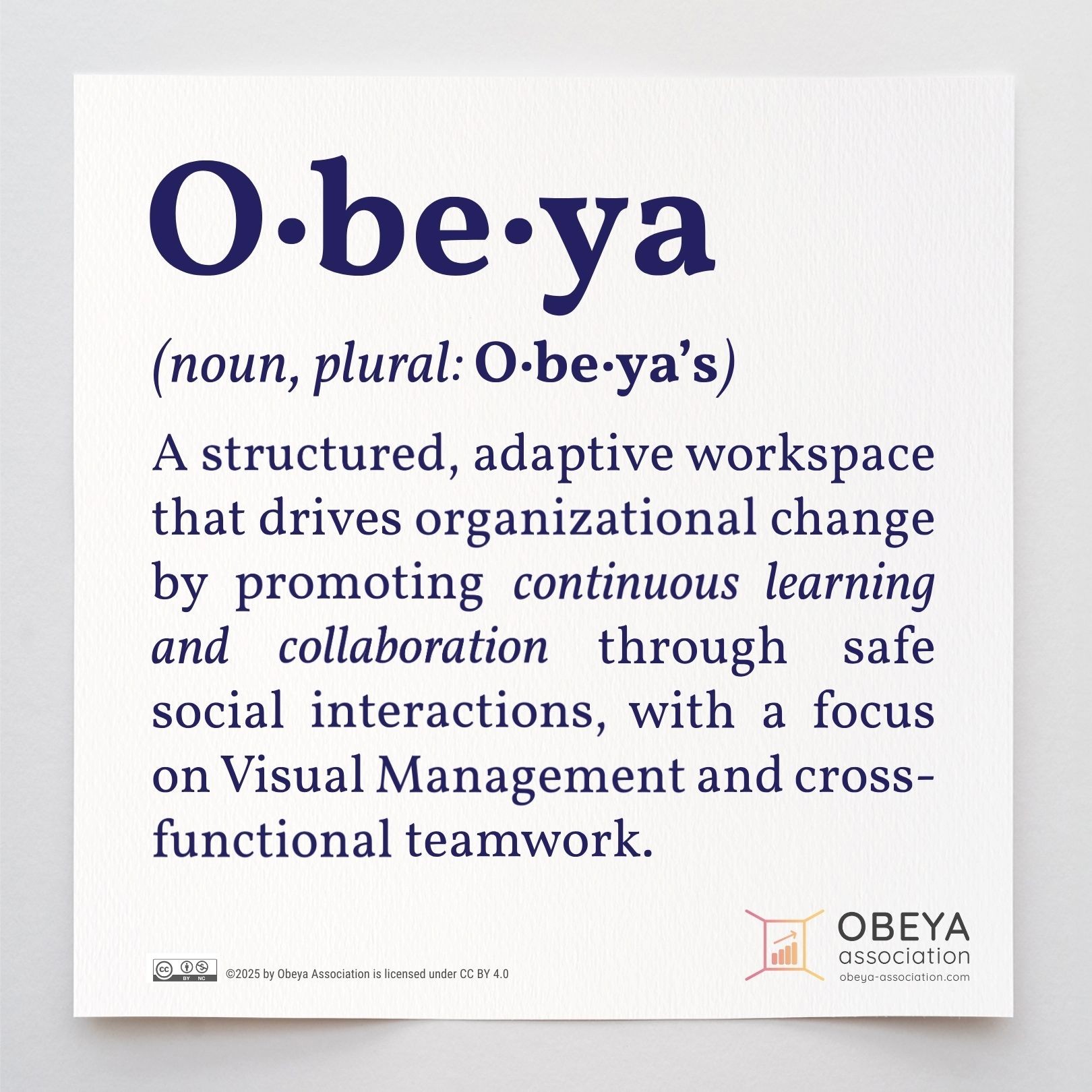 Obeya Definition Obeya Definition